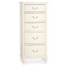Bordeaux Ivory 5 Drawer Tall Chest
