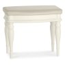 Bordeaux Ivory Stool - Ivory Bonded Leather Bordeaux Ivory Stool - Ivory Bonded Leather