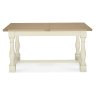 Chartreuse Aged Oak & Antique White 4-6 Extension Table Chartreuse Aged Oak & Antique White 4-6 Extension Table