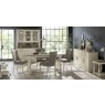 Chartreuse Aged Oak & Antique White 4-6 Extension Table Chartreuse Aged Oak & Antique White 4-6 Extension Table