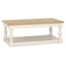 Chartreuse Aged Oak & Antique White Coffee Table Chartreuse Aged Oak & Antique White Coffee Table