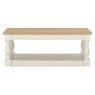 Chartreuse Aged Oak & Antique White Coffee Table Chartreuse Aged Oak & Antique White Coffee Table