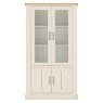 Chartreuse Aged Oak & Antique White Display Cabinet Chartreuse Aged Oak & Antique White Display Cabinet