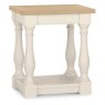 Chartreuse Aged Oak & Antique White Lamp Table Chartreuse Aged Oak & Antique White Lamp Table