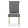 Chartreuse Antique White Uph Chair - Smoke Grey (Pair) Chartreuse Antique White Uph Chair - Smoke Grey (Pair)
