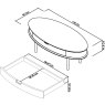 Oslo Oak Coffee Table With Drawer Oslo Oak Coffee Table With Drawer