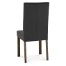Parker Dark Oak Square Back Chair - Gun Metal Velvet Fabric (Pair) Parker Dark Oak Square Back Chair - Gun Metal Velvet Fabric (Pair)