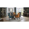 Parker Dark Oak Square Back Chair - Sea Green Velvet Fabric (Pair) Parker Dark Oak Square Back Chair - Sea Green Velvet Fabric (Pair)