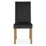 Parker Light Oak Square Back Chair - Gun Metal Velvet Fabric (Pair) Parker Light Oak Square Back Chair - Gun Metal Velvet Fabric (Pair)