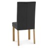 Parker Light Oak Square Back Chair - Gun Metal Velvet Fabric (Pair) Parker Light Oak Square Back Chair - Gun Metal Velvet Fabric (Pair)
