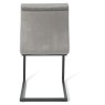 Turin Light Oak 6 Seater Table & 6 Lewis Grey Velvet Cantilever Chairs Turin Light Oak 6 Seater Table & 6 Lewis Grey Velvet Cantilever Chairs