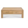 Turin Light Oak Coffee Table With Drawers Turin Light Oak Coffee Table With Drawers