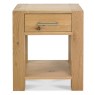 Turin Light Oak Lamp Table With Drawer Turin Light Oak Lamp Table With Drawer