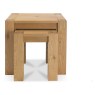 Turin Light Oak Nest Of Lamp Tables Turin Light Oak Nest Of Lamp Tables
