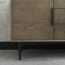 Vintage Weathered Oak & Peppercorn Wide Sideboard Vintage Weathered Oak & Peppercorn Wide Sideboard