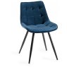 Vintage Weathered Oak 4 Seater Table & 4 Seurat Blue Velvet Chairs Vintage Weathered Oak 4 Seater Table & 4 Seurat Blue Velvet Chairs