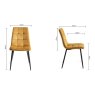 Vintage Weathered Oak 6-8 Seater Table & 6 Mondrian Mustard Velvet Chairs Vintage Weathered Oak 6-8 Seater Table & 6 Mondrian Mustard Velvet Chairs