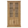 Westbury Rustic Oak Display Cabinet Westbury Rustic Oak Display Cabinet