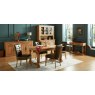 Westbury Rustic Oak Uph Chair - Espresso Faux Leather (Pair) Westbury Rustic Oak Uph Chair - Espresso Faux Leather (Pair)