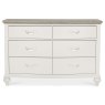 Ashley Grey Washed Oak & Soft Grey 6 Drawer Wide Chest Ashley Grey Washed Oak & Soft Grey 6 Drawer Wide Chest