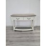 Ashley Grey Washed Oak & Soft Grey Console Table - Grade A3 - Ref #0045 Ashley Grey Washed Oak & Soft Grey Console Table - Grade A3 - Ref #0045
