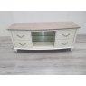 Ashley Grey Washed Oak & Soft Grey Entertainment Unit - Grade A2 - Ref #0408 Ashley Grey Washed Oak & Soft Grey Entertainment Unit - Grade A2 - Ref #0408