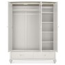 Ashley Grey Washed Oak & Soft Grey Triple Wardrobe Ashley Grey Washed Oak & Soft Grey Triple Wardrobe