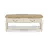 Ashley Pale Oak & Antique White Coffee Table With Drawers Ashley Pale Oak & Antique White Coffee Table With Drawers