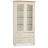 Ashley Pale Oak & Antique White Display Cabinet Ashley Pale Oak & Antique White Display Cabinet
