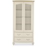 Ashley Pale Oak & Antique White Display Cabinet Ashley Pale Oak & Antique White Display Cabinet