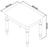Ashley Soft Grey Stool - Pebble Grey Fabric Ashley Soft Grey Stool - Pebble Grey Fabric