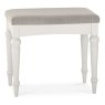 Ashley Soft Grey Stool - Pebble Grey Fabric Ashley Soft Grey Stool - Pebble Grey Fabric