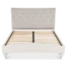 Ashley Soft Grey Uph Bed Diamond Stitch Pebble Grey Fabric Double 135cm Ashley Soft Grey Uph Bed Diamond Stitch Pebble Grey Fabric Double 135cm