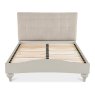 Ashley Urban Grey Uph Bedstead Vertical Stitch Pebble Grey Fabric King 150cm Ashley Urban Grey Uph Bedstead Vertical Stitch Pebble Grey Fabric King 150cm