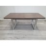 Faro Dark Oak 6-8 Dining Table - Grade A3 - Ref #0349 Faro Dark Oak 6-8 Dining Table - Grade A3 - Ref #0349