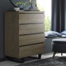 Faro Weathered Oak 4 Drawer Chest