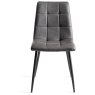 Faro Weathered Oak 4-6 Seater Table & 4 Mondrian Dark Grey Faux Leather Chairs Faro Weathered Oak 4-6 Seater Table & 4 Mondrian Dark Grey Faux Leather Chairs
