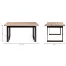 Faro Weathered Oak 4-6 Seater Table & 4 Seurat Grey Velvet Chairs Faro Weathered Oak 4-6 Seater Table & 4 Seurat Grey Velvet Chairs