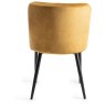 Faro Weathered Oak 6-8 Seater Table & 6 Kent Mustard Velvet Chairs - Black Legs Faro Weathered Oak 6-8 Seater Table & 6 Kent Mustard Velvet Chairs - Black Legs