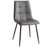 Faro Weathered Oak 6-8 Seater Table & 6 Mondrian Dark Grey Faux Leather Chairs Faro Weathered Oak 6-8 Seater Table & 6 Mondrian Dark Grey Faux Leather Chairs
