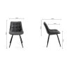 Faro Weathered Oak 6-8 Seater Table & 6 Seurat Dark Grey Faux Suede Fabric Chairs Faro Weathered Oak 6-8 Seater Table & 6 Seurat Dark Grey Faux Suede Fabric Chairs