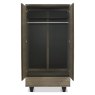 Faro Weathered Oak Double Wardrobe Faro Weathered Oak Double Wardrobe