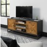 Harvey Rustic Oak & Peppercorn Entertainment Unit