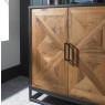 Harvey Rustic Oak & Peppercorn Narrow Sideboard Harvey Rustic Oak & Peppercorn Narrow Sideboard