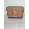 Harvey Rustic Oak & Peppercorn Narrow Sideboard - Grade A2 - Ref #0429 Harvey Rustic Oak & Peppercorn Narrow Sideboard - Grade A2 - Ref #0429