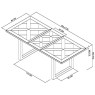 Harvey Rustic Oak 4-6 Dining Table Harvey Rustic Oak 4-6 Dining Table