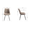 Harvey Rustic Oak 4-6 Seater Table & 4 Fontana Tan Faux Suede Fabric Chairs Harvey Rustic Oak 4-6 Seater Table & 4 Fontana Tan Faux Suede Fabric Chairs