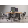 Harvey Rustic Oak 6-8 Seater Table & 6 Fontana Grey Velvet Chairs Harvey Rustic Oak 6-8 Seater Table & 6 Fontana Grey Velvet Chairs