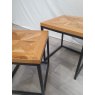 Harvey Rustic Oak Nest of Tables - Grade A2 - Ref #0517 Harvey Rustic Oak Nest of Tables - Grade A2 - Ref #0517