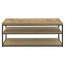 Harvey Rustic Oak Open Entertainment Unit Harvey Rustic Oak Open Entertainment Unit